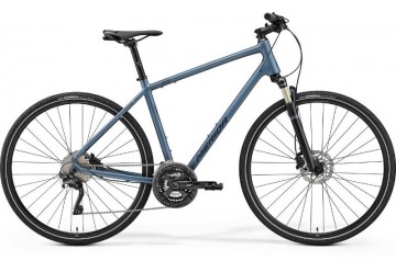 Merida crossový bicykel CROSSWAY XT-EDITION matný oceľovomodrý 28" 2023