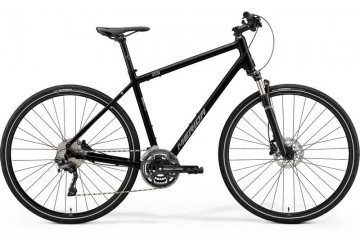 Merida crossový bicykel CROSSWAY 500 lesklý čierny(matný strieborný) 28" 2023
