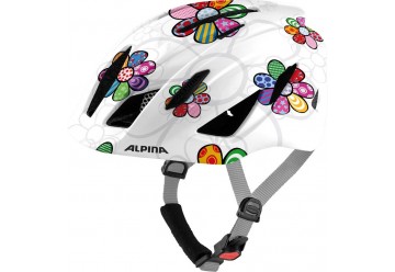 Alpina cyklistická prilba PICO, perlovobiela s kvetmi, 50-55cm 2022