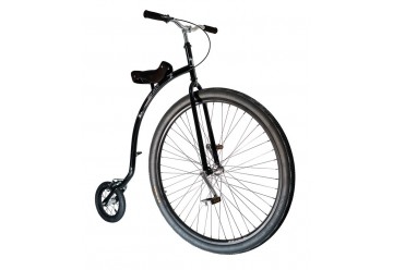 QU-AX Gentlemen-bike vysoký bicykel 36", čierna