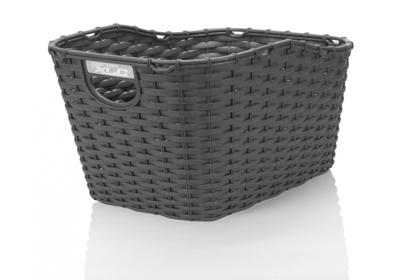 XLC košík na bicykel Carry More 44x35x24cm, čierna