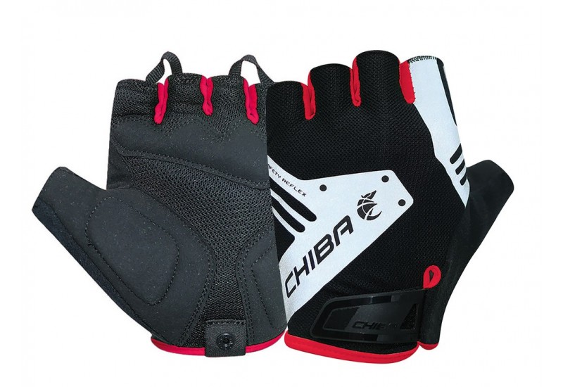 Chiba cyklistické rukavice Air Plus Reflex krátke, veľ. L