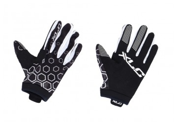 XLC cyklistické rukavice dlhoprsté MTB, čierna/biela, veľ. S