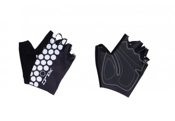 XLC cyklistické rukavice krátkoprsté, čierna/biela, veľ. XXL