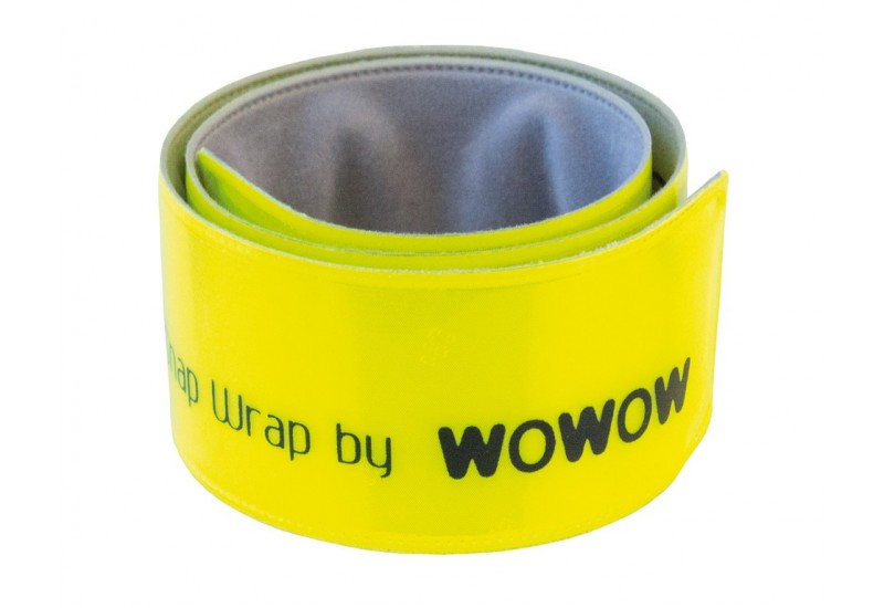 Wowow páska na ruku/nohu žltá, reflexná, samorolovacia 38x3 cm