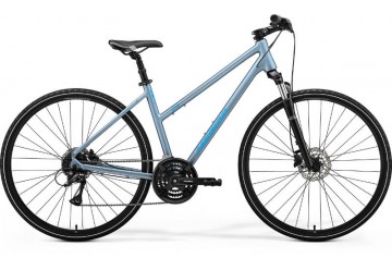 Merida crossový bicykel CROSSWAY 20 LADY matný oceľovomodrý (modrý) 28" 2024