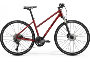 Merida crossový bicykel CROSSWAY 700 LADY tmavočervený(červený) 28" 2024
