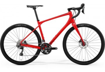 Merida gravel bicykel SILEX 700 matný červený(lesklý tmavočervený) 28" 2023