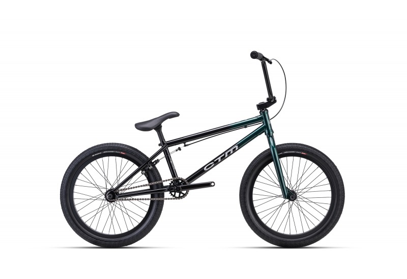 CTM BMX POP 20" CrMo čierna / tmavozelená 2024