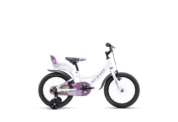 CTM detský bicykel JENNY biela / fialová 2024