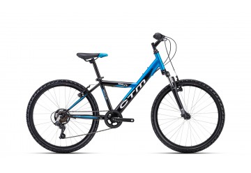 CTM detský bicykel WILLY čierna / modrá perleť 2024