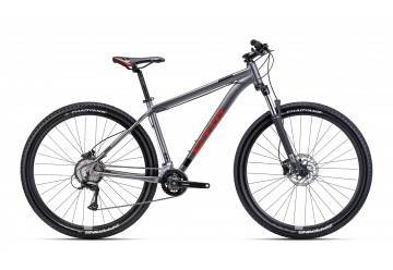 CTM horský bicykel REIN 3.0 29" matná tmavosivá / lesklá čierna 2024