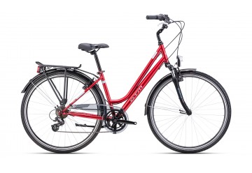 CTM mestský bicykel FLORENCE matná burgundy 2024