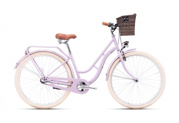CTM mestský bicykel FIORE 28" svetlá fialová / strieborná 2024