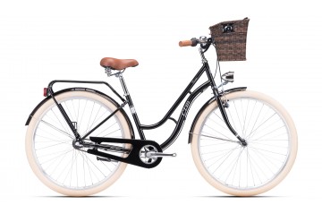 CTM mestský bicykel FIORE 28" čierna perleť 2024