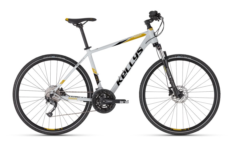 Kellys crossový bicykel Phanatic 30 šedá 28"