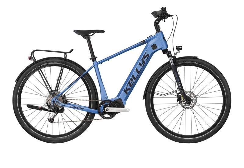 Kellys trekkingový elektrobickel E-Carson 30 Blue 28" 720 Wh