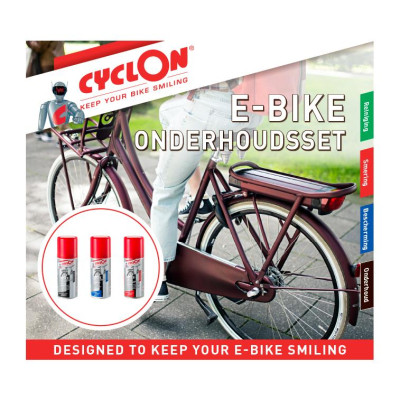 CyclOn Bike Care E-BIKE COLLECTION BOX - Sada prípravkov na údržbu elektrobicyklov