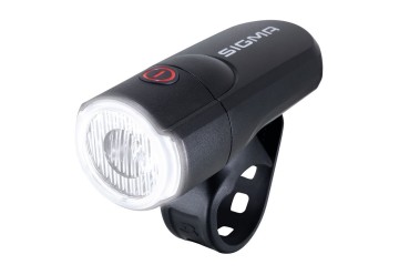 Sigma LED predné svetlo na batérie Aura 30, 30 Lux, čierna