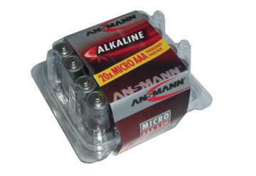 Ansmann batérie Alkaline Micro LR 06, 1,5 V, 1 x 1 box 20 ks!