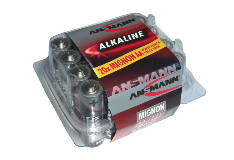 Ansmann batérie Alkaline Mignon LR 03, 1,5 V, 1 x 1 box 20 ks!