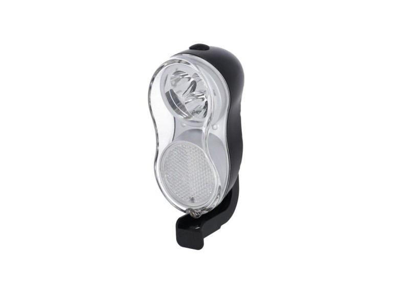 XLC predné svetlo na baterie Export, 3 LED's, čierna
