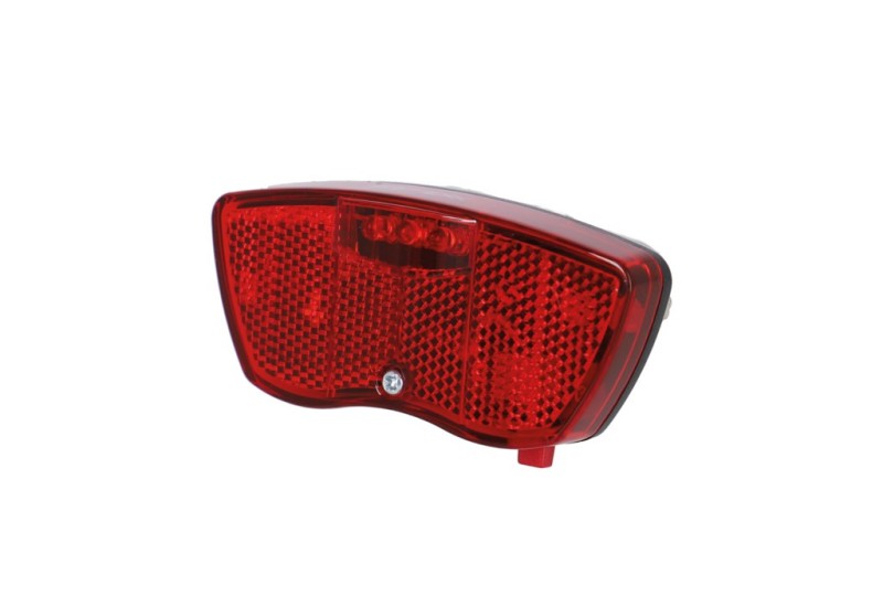 XLC LED zadné svetlo na batérie Export, uchytenie na nosič batožín Uchycení na nosic zavazadel