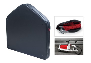 Fahrer taška do batožinového priestoru HOOD pre Bullitt Cargo Bikes čierna, 42,1x40,9x7,3cm pro Bullitt Cargobikes červená