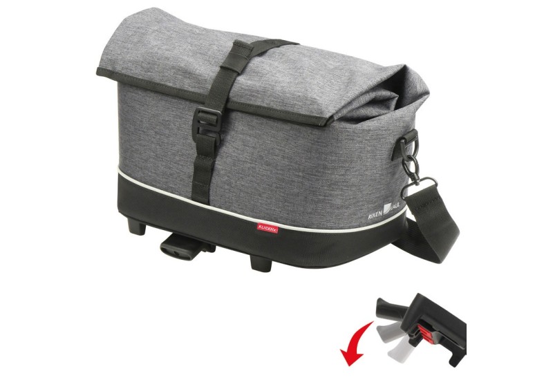 KLICKFIX brašňa na nosič Rackpack City 8l čierna, 25x25x21cm