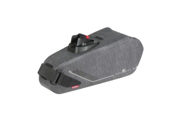 KLICKFIX vodotesná taška pod sedlovku Bikepack X Compact 6,5l šedá, 15x49x18cm