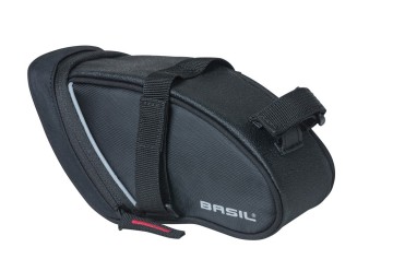 Basil taška pod sedlovku Sport Design M 1l čierna, 23x6x18cm