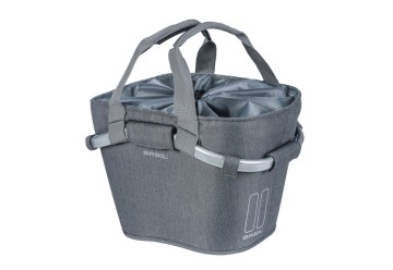 Basil taška na riadidlá 2Day Carry All KF šedá, 28x37x25cm