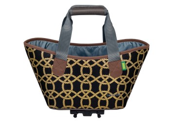 Racktime brašňa na nosič Agnetha 15l vzorovaná čierna, 34x25,5x37cm