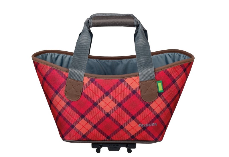 Racktime brašňa na nosič Agnetha 15l vzorovaná červená, 34x25,5x37cm