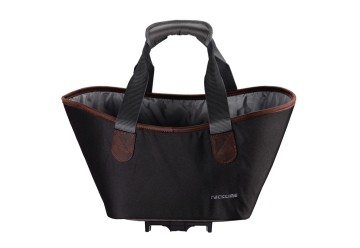 Racktime Syst.nákupný taška Agnetha 2.0 čierna, vc.adaptéru Snapit 2.0 
