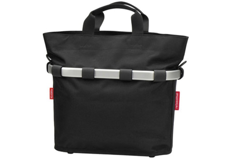 KLICKfix brašňa na riadidlá Reisenthel Oval S 15l vzorovaná čierna, 34x17,5x31cm čierna 34x31x17,5cm, KLICKfix