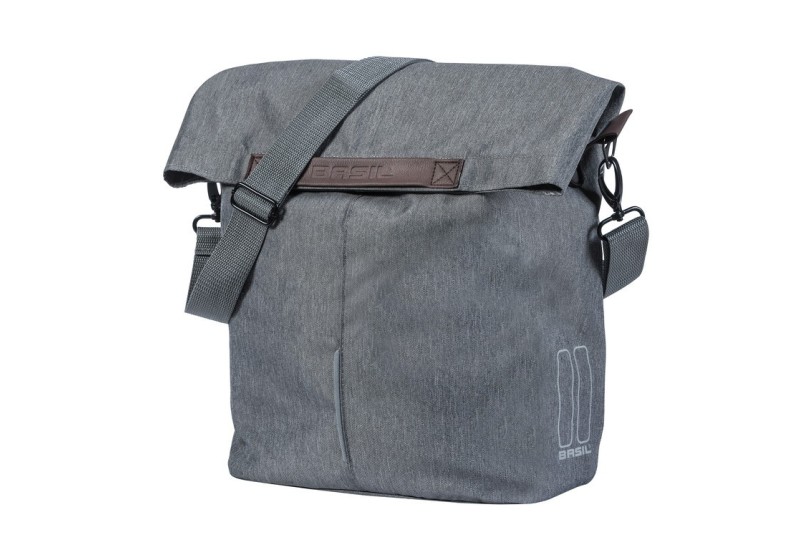 Basil brašňa na nosič City 14l šedá, 30x18x49cm