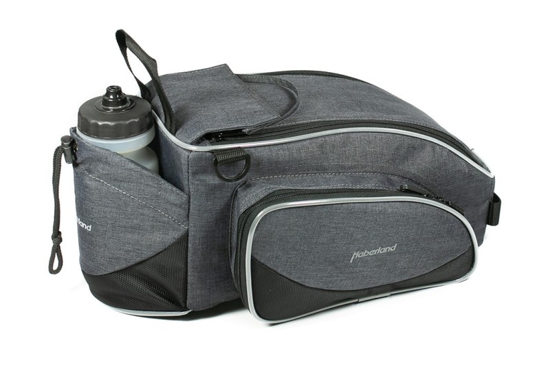 Haberland taška na nosič Flexibag XL UniKlip 12l šedá, 39x17x23cm