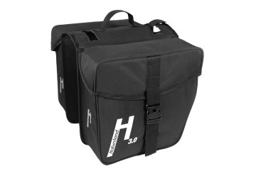 Haberland dvojitá brašňa na nosič Basic M 3.0 25L čierna, 31x31x12cm