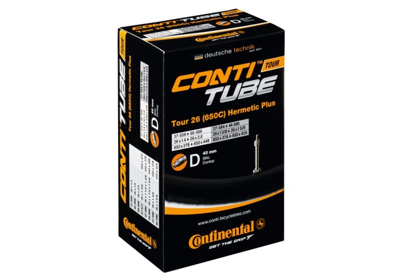 Continental Conti Tour Hermetic Plus duša 26x1 1/8-1.90" 37/50-559/597,AV 40mm