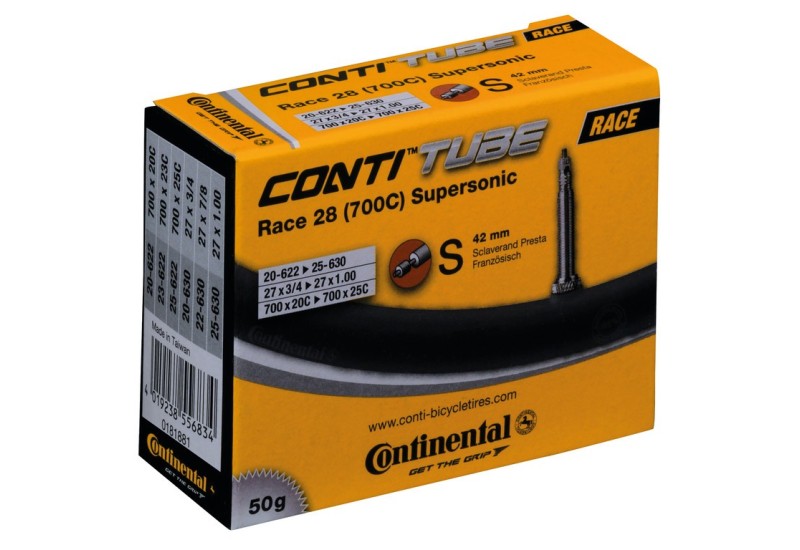 Continental Conti Race Supersonic duša 28" 700x18/25C,18/25-622/630,SV, 42mm