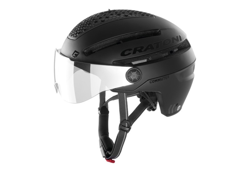 Cratoni cyklistická prilba Commuter Vision, matná čierna, M/L (58-61cm), Pedelec