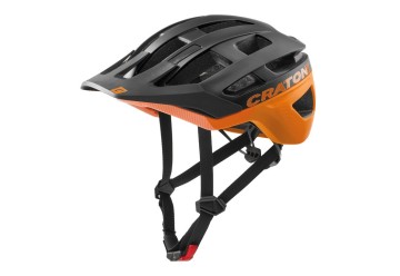 Cratoni cyklistická prilba AllRace MTB, čierna/neónová matná oranžová, S/M (52-57cm) 2024