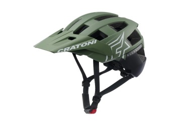 Cratoni cyklistická prilba AllSet Pro (MTB), matná zelená/čierna, XS/S (58-61cm)