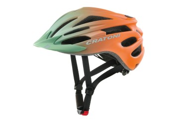 Cratoni cyklistická prilba Pacer Jr., matná oranžovo-zelená, XS/S (50-55cm)