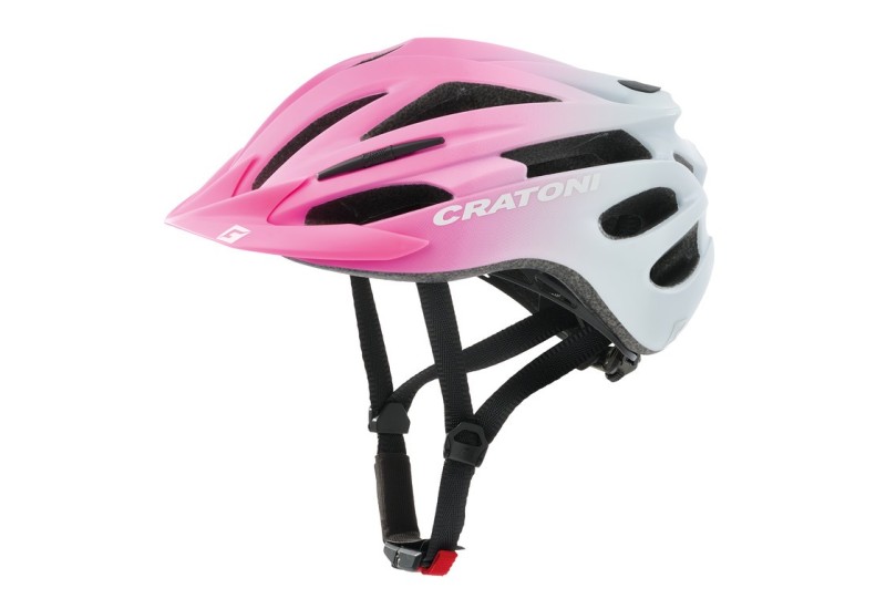 Cratoni cyklistická prilba Pacer Jr., matná rúžovo-biela, S/M (54-58cm)