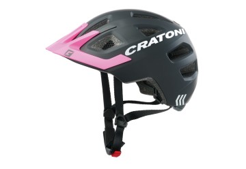 Cratoni cyklistická prilba Maxster Pro detská, matná čierno-rúžová, XS/S (46-51cm)