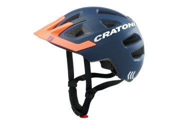 Cratoni cyklistická prilba Maxster Pro detská, matná modro-oranžová, XS/S (46-51cm)
