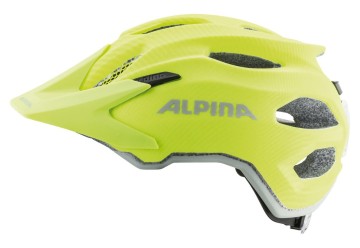 Alpina cyklistická prilba Carapax Jr. Flash, reflexná matná zelená, S/M (51-56cm)