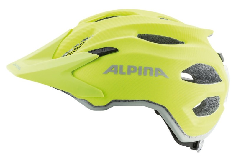 Alpina cyklistická prilba Carapax Jr. Flash, reflexná matná zelená, S/M (51-56cm)